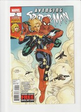 Avenging Spider-Man #9 Near Mint PLUS  9.6  First Carol Danvers Captain Marvel