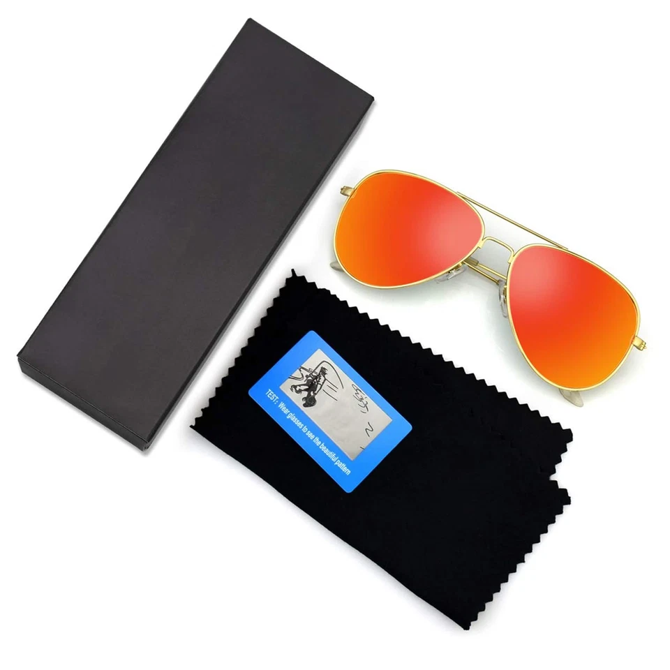 Gafas de sol polarizadas de aviador para hombre gafas de sol de metal conducción unisex clásicas Foto 2 de 4