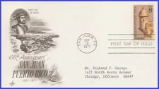 USA3 #1437 ADDR PCS ARTCRAFT FDC   San Juan