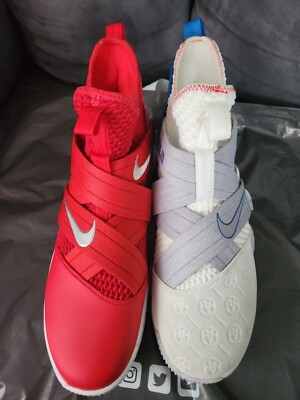 lebron soldier 12 white and red