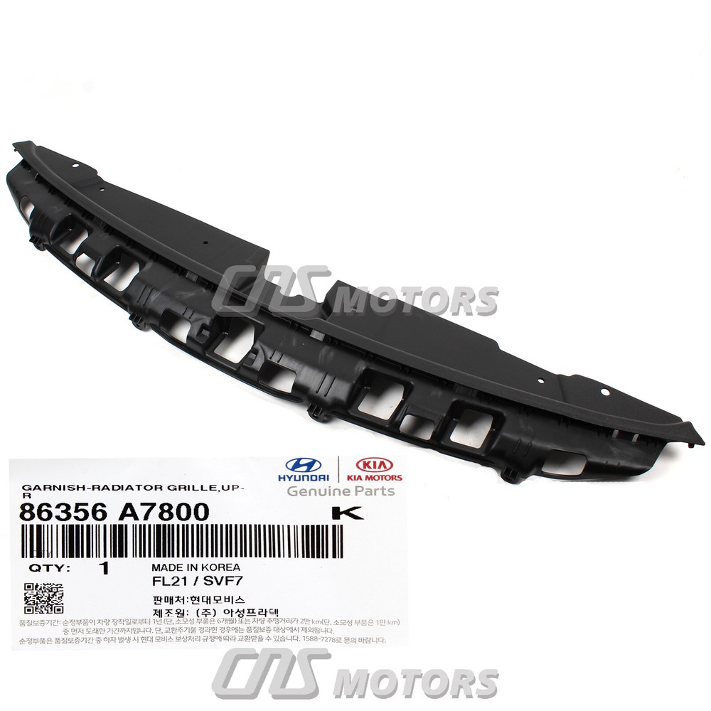✅GENUINE✅ Front Radiator Grille Upper Cover for 2017-2018 Kia Forte 86356A7800