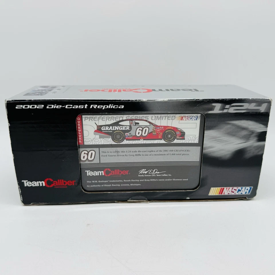 Greg Biffle #60 Grainger 2001 Ford Taurus Team Caliber Preferred Die Cast 1/24 Foto 2 de 4