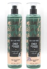 BATH  BODY WORKS EMILY IN PARIS MACARON CLOUD FRAGRANCE MIST 8 OZ LOT OF 2 PC 