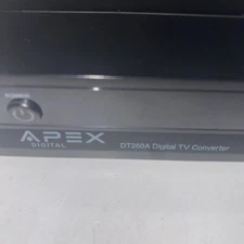 Apex Digital TV DT250A Digital TV Converter Box- Used, working.