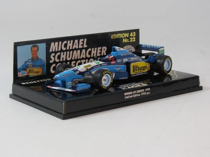 Minichamps Benetton B195 #1 M. Schumacher Europe 1995 1/43 MSC#22 510954316 - Immagine 2 di 4