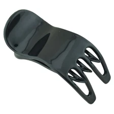 Parcelona French Simply Bear Paw Black Medium 3" Celluloid Side Slide in Jaw Yog