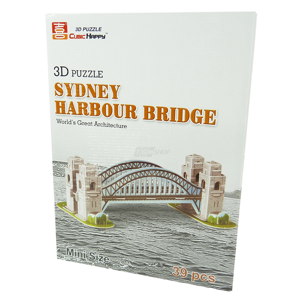 Cubic Fun Sydney Harbour Bridge 3D Puzzle Spielzeug Modell BrüCke 39 Teile-image