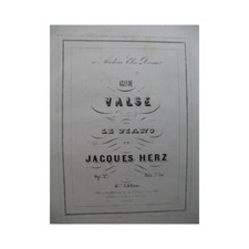 Herz Jacques Grande Valse Brillante Piano XIX...