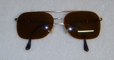 VTG Marcolin Italy Mod 6354 Col.419-145 Brown Gold Aviator Frames Only