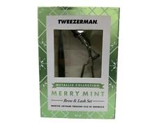 Tweezerman Metallic Collection MERRY MINT Brow & Lash Set