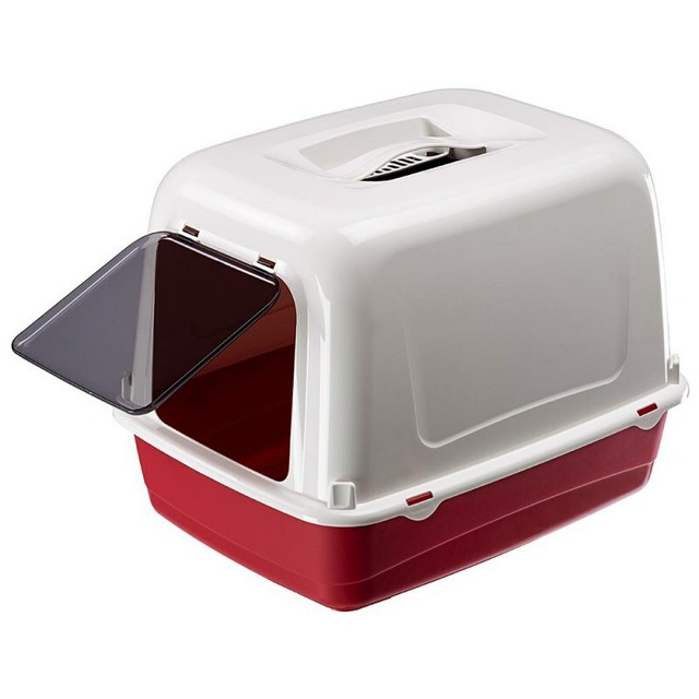 Heritage Sumo Cat Toilet Loo Hooded Litter Tray Cats Pan With Door