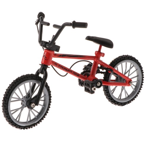 1 Piece Finger Bicycle Toy 1:24 Red Bike Simulation Model Children's Toy - Picture 6 of 11