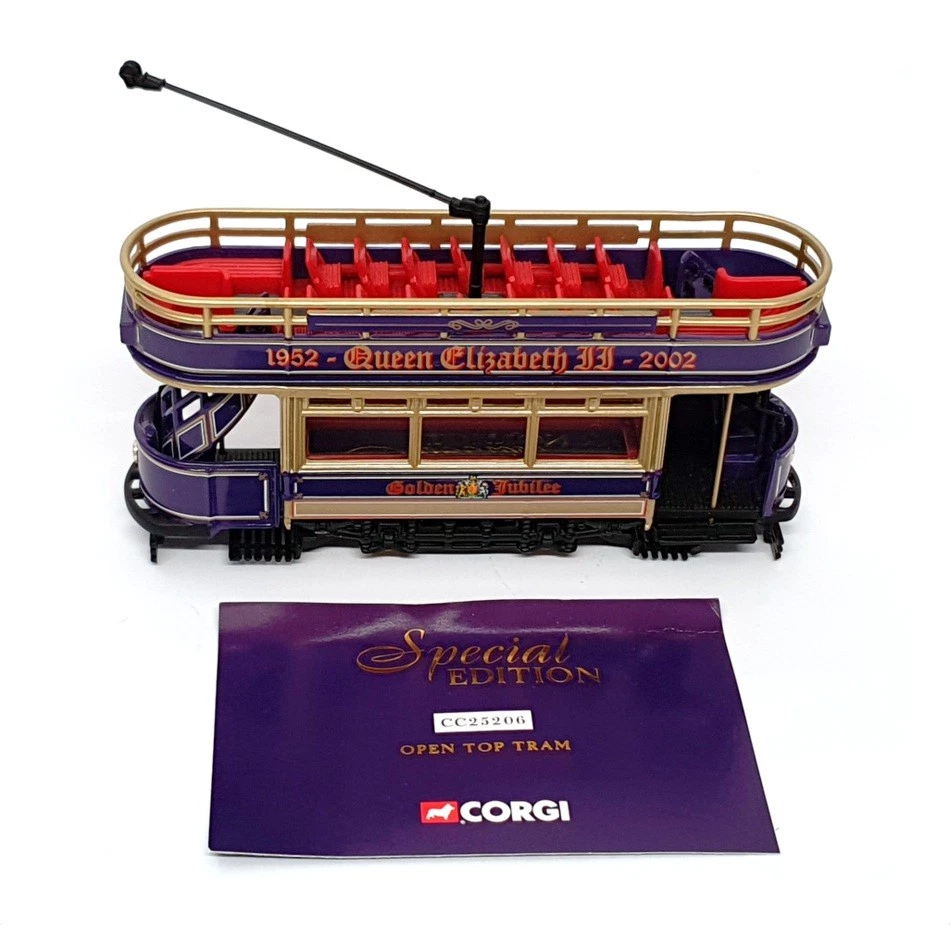 Corgi 1/72 Scale CC25206 - Queen Elizabeth II Golden Jubilee Open Top Tram - Image 4 of 4
