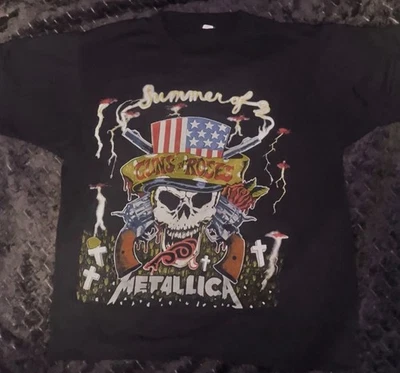 guns n roses metallica shirt products for sale | eBay