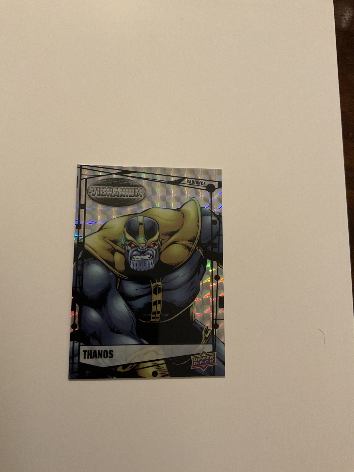 2015 Marvel Vibranium Radiance Thanos   #/50 card 15