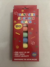 Giant Size Sidewalk Chalk 9pcs For Ages 3 up