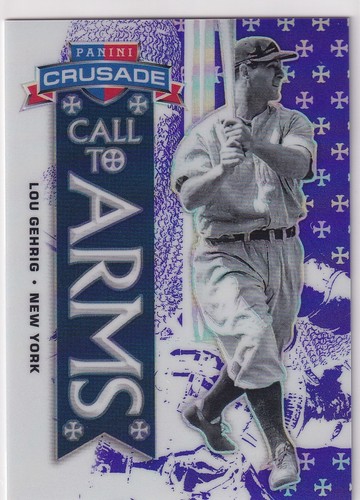 2025 CRUSADE PRIZMS /149 LOU GEHRIG NEW YORK YANKEES RARE BASEBALL SP #3805