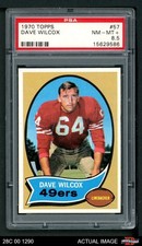 1970 Topps #57 Dave Wilcox 49ers HOF Oregon PSA 8.5 - NM/MT+