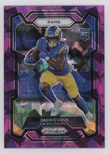 2023 Panini Prizm Rookies Purple Ice Prizm 12/225 Zach Evans #359 0pg0