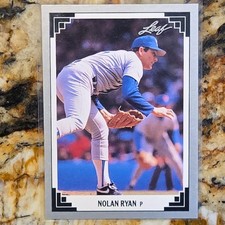 1991 Leaf Nolan Ryan #423 Texas Rangers