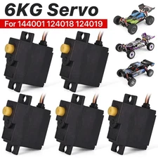 Wltoys 144001 124018 124019 RC Car Accessory 6kg Plastic Steering Gear Servo