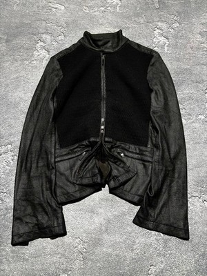 Vintage Rick Owens STYLE Marella Avant Garde Gothic Wool Cotton Jacket Size 2