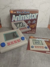 Vintage 1988 Etch a Sketch The Animator handheld toy original box complete