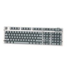 SA Profile 108 Keys Set Keycaps for Mechanical Keyboard Gray Black Letters