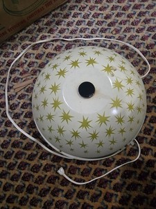 Holly Time Tree Turner MCM Christmas Tree Stand Atomic Starburst vtg spinning