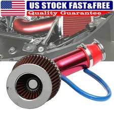 Cold Intake Air Filter Induction Kit Power Pipe Flow Hose System Car Accessory