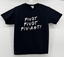 Friends Shirt Pivot Unisex Gray Short Sleeve Graphic Tee Size Small Gildan