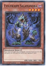 Yugioh - Evilswarm Salamandra EGO1-EN014 1st Edition - Egyptian God Deck: Obelis