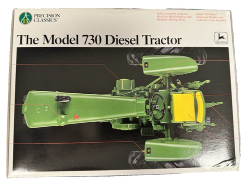 Undisplayed ERTL Precision Series 1:16 Scale John Deere 730 Diesel Tractor - Picture 6 of 7