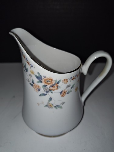 Ranmaru Regency Buckingham Fine China Creamer Multicolored Flowers Design 8 Oz - Picture 4 of 9