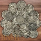 (10) Ten Buffalo Nickels Full Date 1913-1938 Random Dates