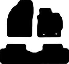 For Toyota Auris 2006-2013 Tailored Car Mats 3pc Custom Fit Anti Slip Carpet