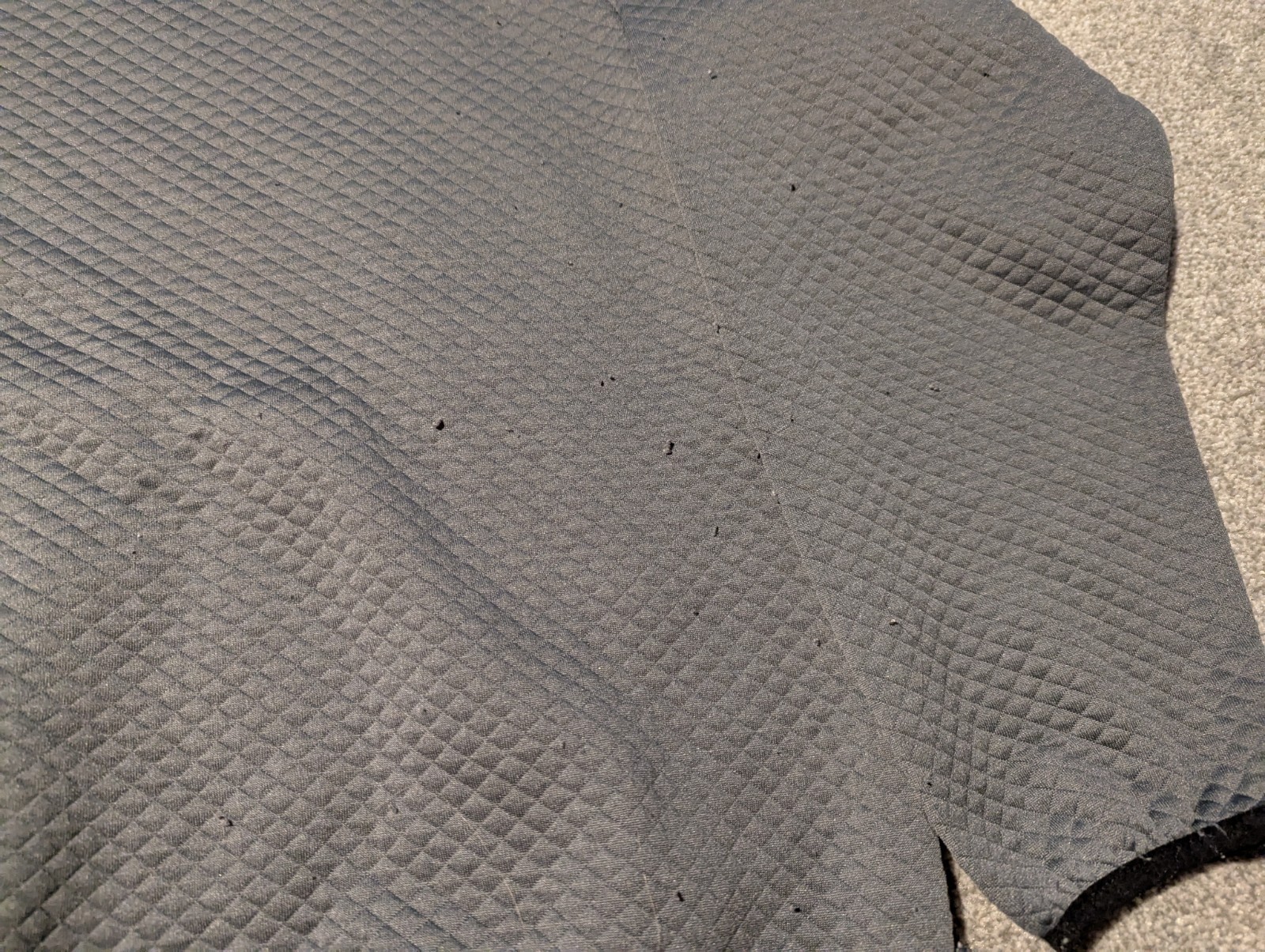 Clam Ice Armor Hoodie Mens XXL Gray Quilted Outdoor Fishing Sweater Sweatshirt