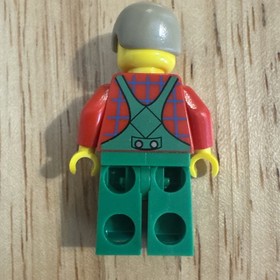 Brand New Genuine LEGO L Minifigure Farmer Green Overalls From (set 10249)
