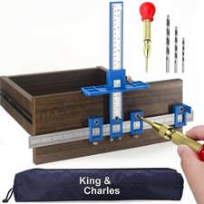 King Charles Cabinet Hardware Jig, Handle Jig Automatic Hole Punch...