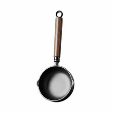 Casserole à Verser l'huile Paroi Épaisse Pot à Huile Chaude Double Bec Verseur