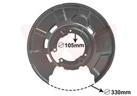 Spritzblech Bremsscheibe VAN Wezel 0627373 FüR BMW F21 F20 3Er Touring E91 1Er