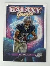 2024 Topps Cosmic Chrome Cole Beasley Galaxy Greats #GG-25 - Dallas Cowboys