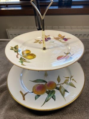 1 x ROYAL WORCESTER EVESHAM VALE Kuchenständer sehr guter Zustand