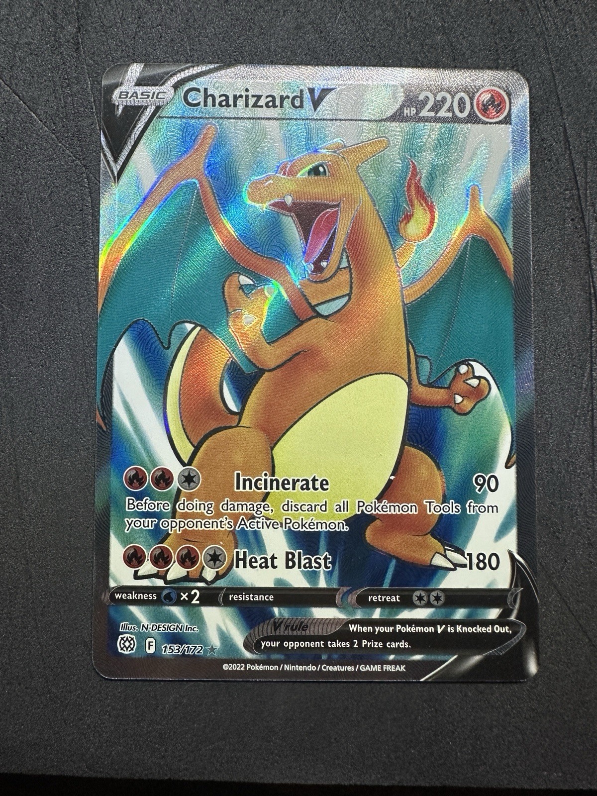 Charizard V 153/172 Brilliant Stars Full Art Holo