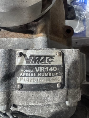 #ad VMAC Vr140 Underhood Air Compressor Belt Driven $1500.00