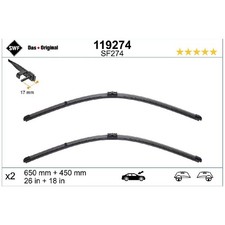 Scheibenwischer Set vorne für BMW 5-er F10 Gran F07 F11 7-er F01 | 24446827
