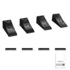 Uimoso 4 Pack X156L Bucket Teeth 5.3" with Pins for Excavator Skid Steer Backhoe