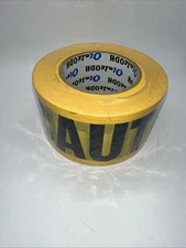 Roll of Yellow Caution Safety Tape Warning Barrier