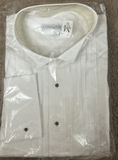 Men&rsquo;s Tuxedo Shirt 19 34/35  With Tags & In Packaging. Formal Joseph & Feiss