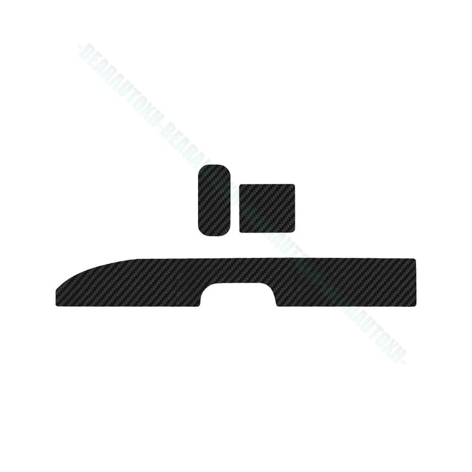 For Toyota Tundra Double Cab 2004-2006 Carbon Fiber Glove Box Panel Cover Trim Foto 3 de 4